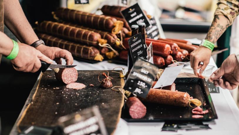 Besøg de fynske fødevarefestivaler - foto fra slagterbod