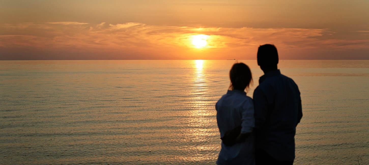 strand solnedgang summer par fyn 