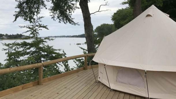 glamping svendborg sund camping telt overnatning
