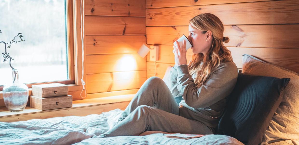 Falsled strand camping hytte overnatning