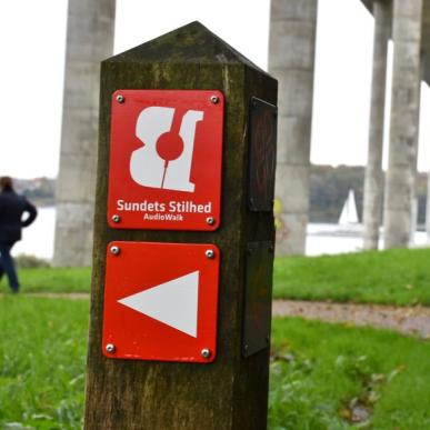 sundets stilhed audiowalk vandring natur fyn